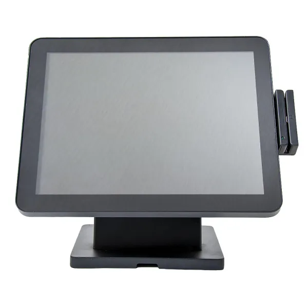 pos терминал-моноблок poscenter pos90 (15", pcap, j3455, ram4gb, ssd m2 sata 128gb, msr) без ос