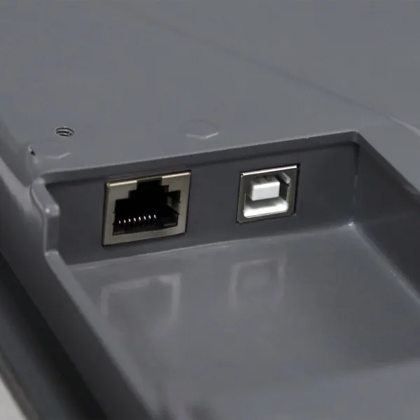 фасовочные настольные весы m-er 224 f-32.5 steel lcd usb без акб