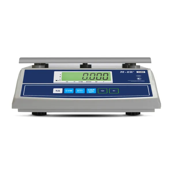 фасовочные настольные весы m-er 326 af-32.5 "cube" lcd usb