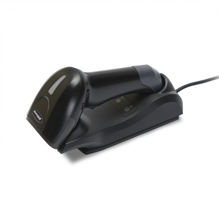 Сканер штрих-кода беспроводной MERTECH CL-2310 HR P2D SUPERLEAD, USB (черный) с подставкой